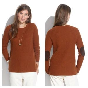 MADEWELL ELBOWPATCH STADIUM SWEATER